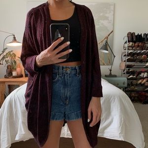 XS Painted Threads Open Cardigan